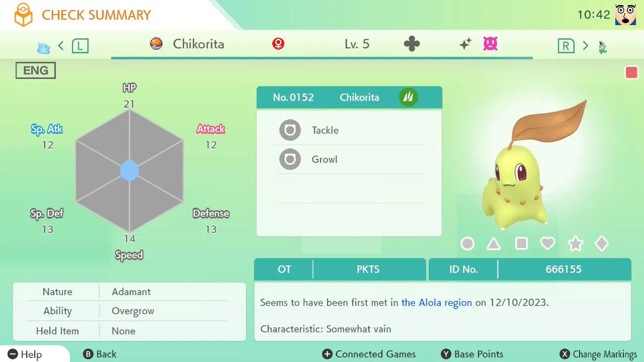 Pokémon Legends ZA Shiny Starter Pack + Masuda Ditto / Chikorita, Totodile, Tepig / HOME Instant Delivery Breeding Bundle