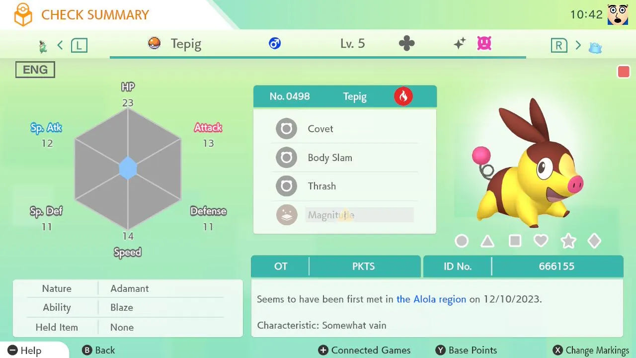 Pokémon Legends ZA Shiny Starter Pack + Masuda Ditto / Chikorita, Totodile, Tepig / HOME Instant Delivery Breeding Bundle