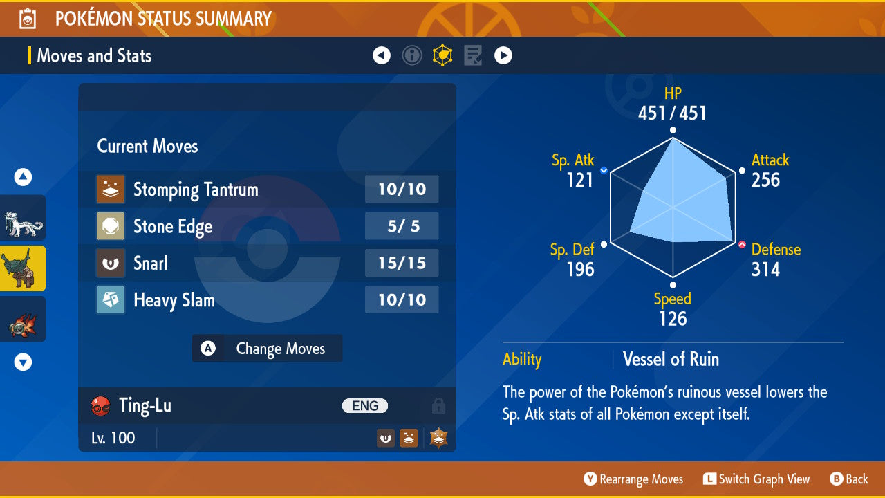 Shiny 6IV TING-LU Paldea Event EV Trained | Scarlet & Violet Pokémon | Battle Ready Competitive | Free Bonus Shiny | 50% Off Now