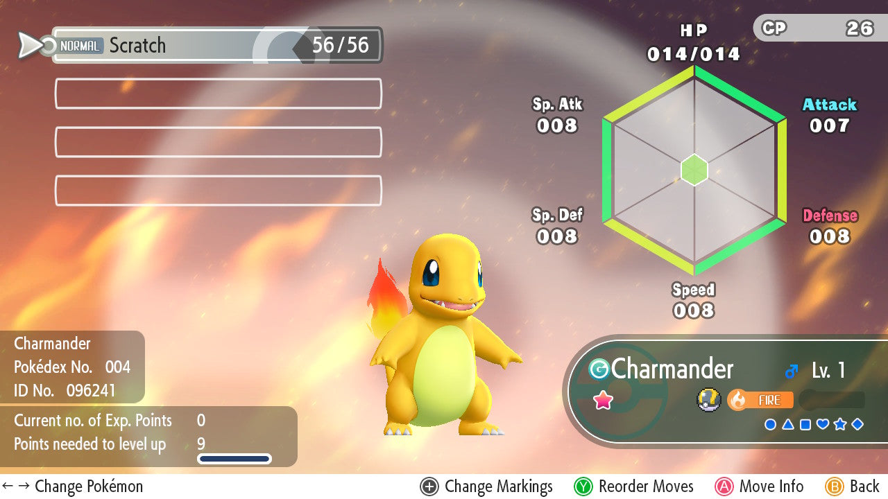 SHINY 6IV Charmander EV Trained | Pokémon Let’s Go Pikachu & Eevee | Battle Ready Competitive | Free Bonus Shiny | 50% Off Now