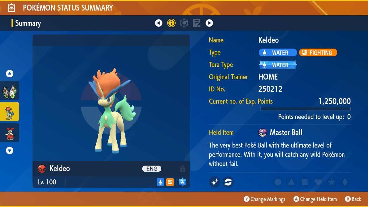 Shiny 6IV Keldeo HOME Event EV Trained | Scarlet & Violet Pokémon | Battle Ready | Free Bonus Shiny | 50% Off Now