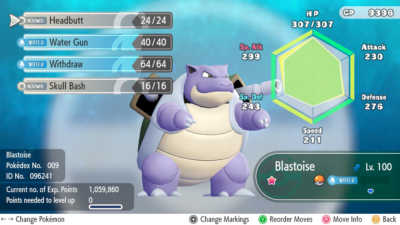 SHINY 6IV Blastoise EV Trained | Pokémon Let’s Go Pikachu & Eevee | Battle Ready Competitive | Free Bonus Shiny | 50% Off Now