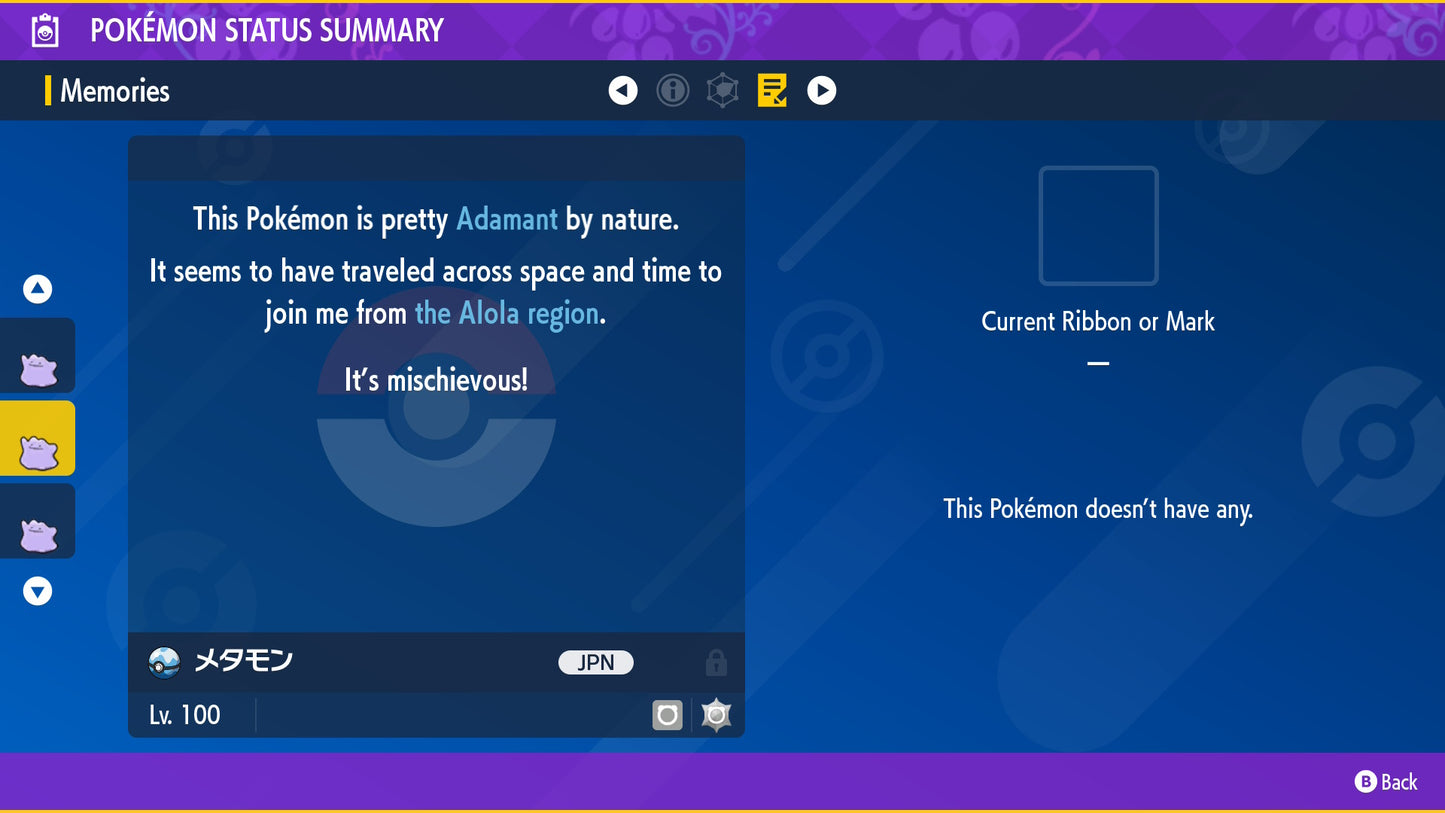 SHINY 6IV DITTO Bundle (Adamant, Modest, Timid, Jolly, Bold, Calm) Japanese Masuda Pokémon Scarlet Violet Breeding Pack