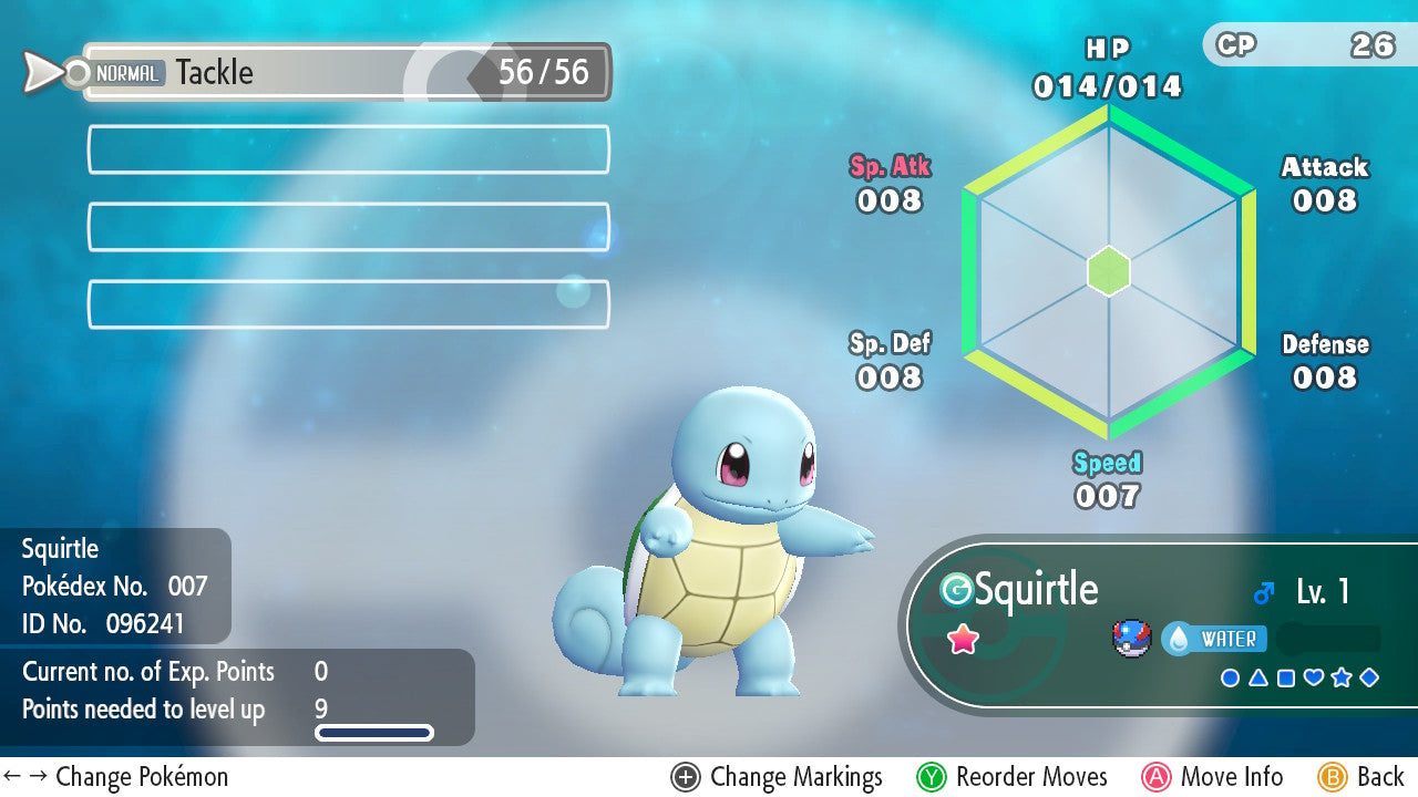 SHINY 6IV Squirtle EV Trained | Pokémon Let’s Go Pikachu & Eevee | Battle Ready Competitive | Free Bonus Shiny | 50% Off Now