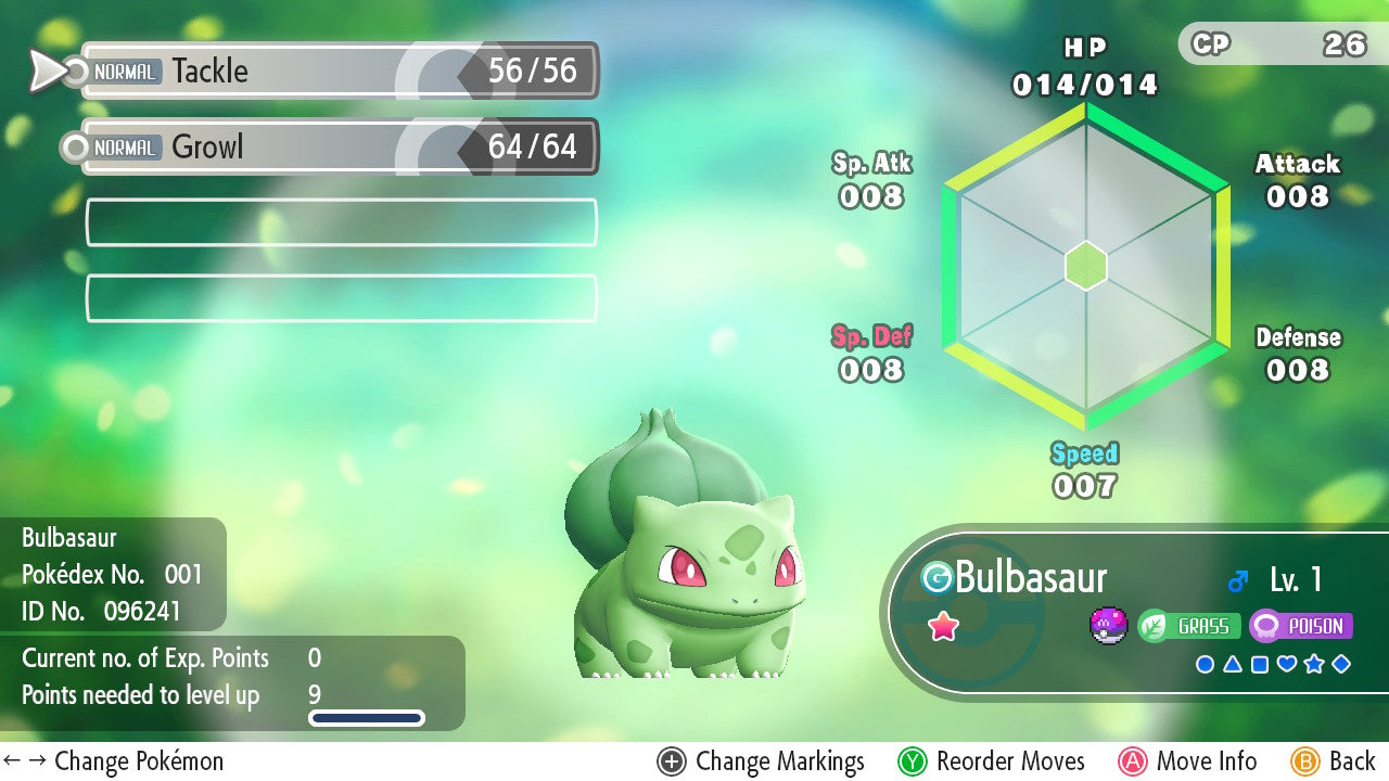 SHINY 6IV Bulbasaur EV Trained | Pokémon Let’s Go Pikachu & Eevee | Battle Ready Competitive | Free Bonus Shiny | 50% Off Now