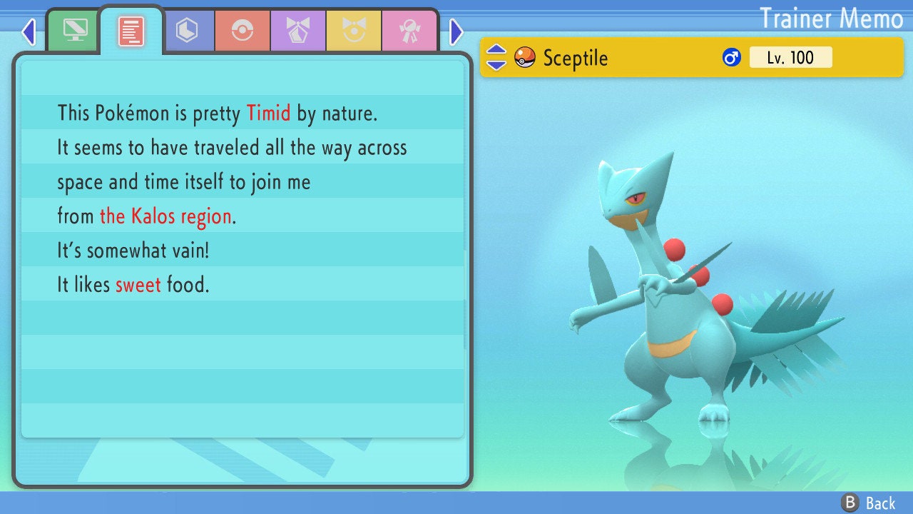 SHINY 6IV SCEPTILE / Pokémon Brilliant Diamond and Shining Pearl / 6IV Pokemon / Shiny Pokemon / Competitive Battle Ready + EVs / Free Shiny