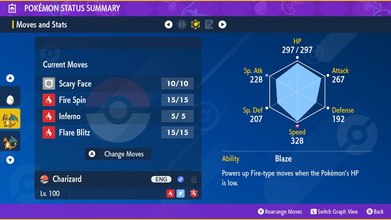 SHINY 6IV CHARIZARD EV Trained | Scarlet & Violet Pokémon | Battle Ready Competitive | Free Bonus Shiny |
