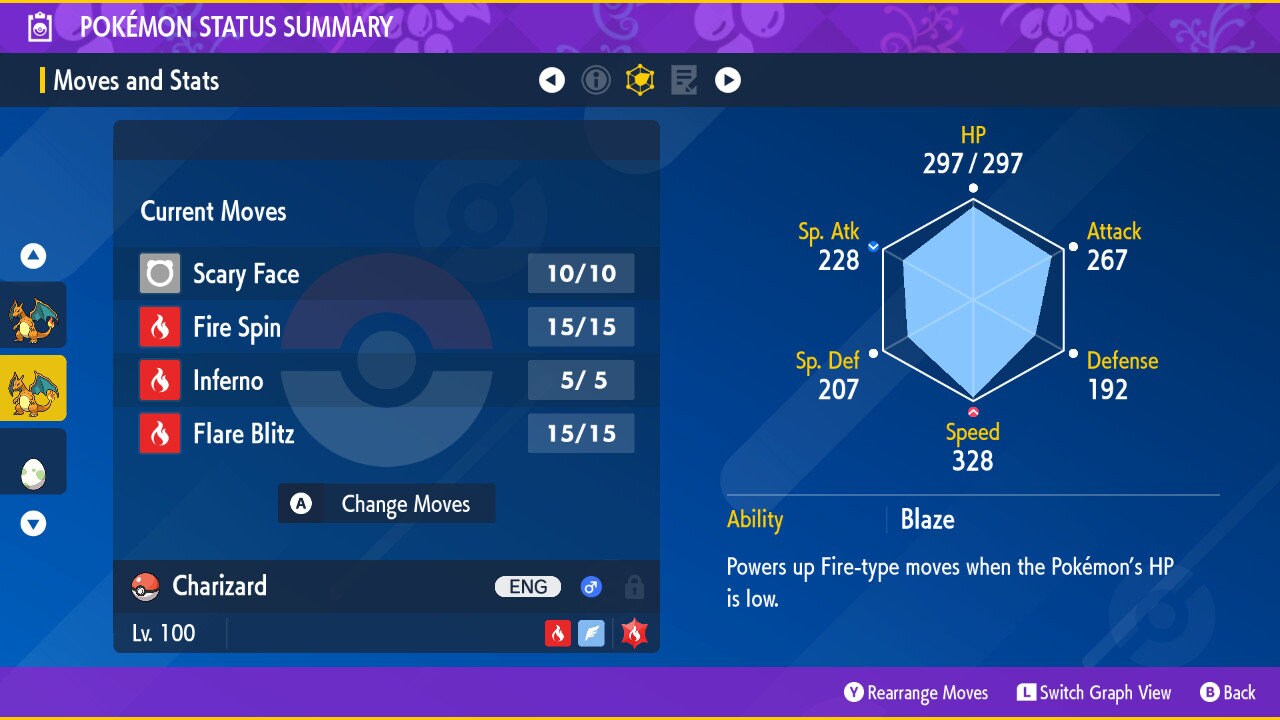 NON-SHINY 6IV CHARIZARD / Pokémon Scarlet and Violet / 6IV Pokemon / Non-Shiny Pokemon / Competitive Battle Ready + EVs / Free Shiny