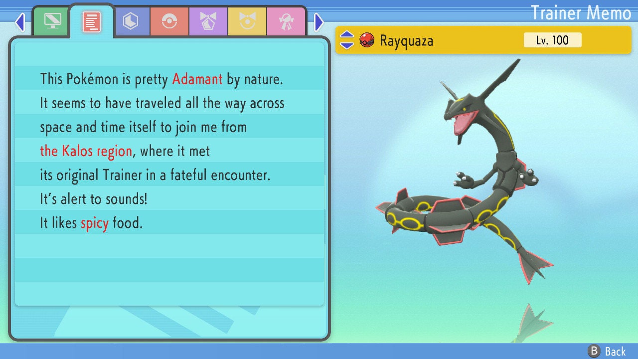 SHINY 6IV RAYQUAZA / Pokémon Brilliant Diamond and Shining Pearl / 6IV Pokemon / Shiny Pokemon / Competitive Battle Ready + EVs / Free Shiny