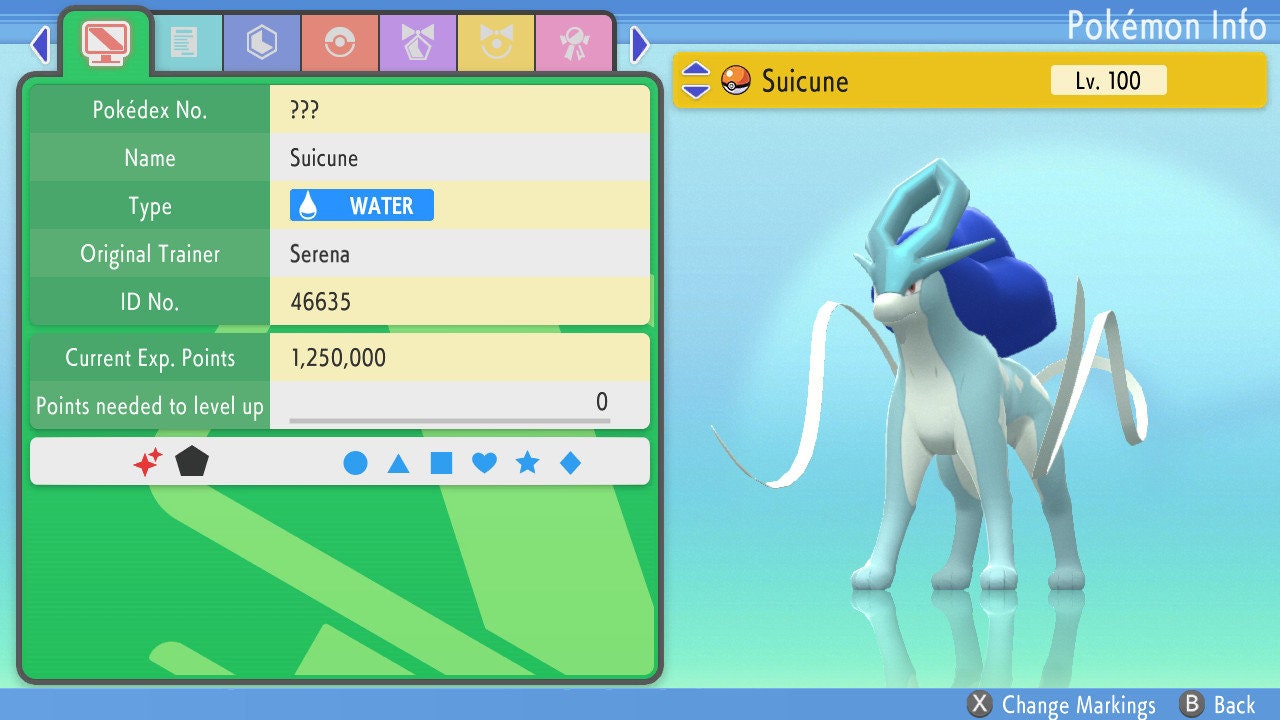 SHINY 6IV SUICUNE / Pokémon Brilliant Diamond and Shining Pearl / 6IV Pokemon / Shiny Pokemon / Competitive Battle Ready + EVs / Free Shiny