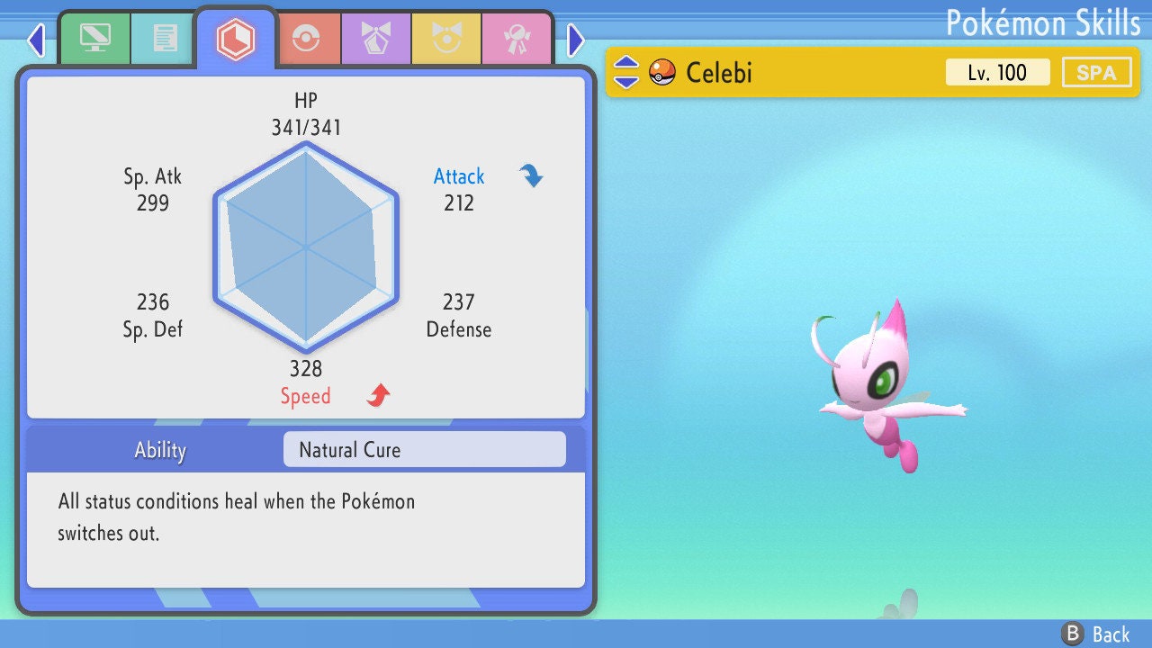 Shiny Celebi 6IV EV Trained | BDSP Pokémon Brilliant Diamond Shining Pearl | Battle Ready Legendary | Bonus Gift | 75% OFF Now