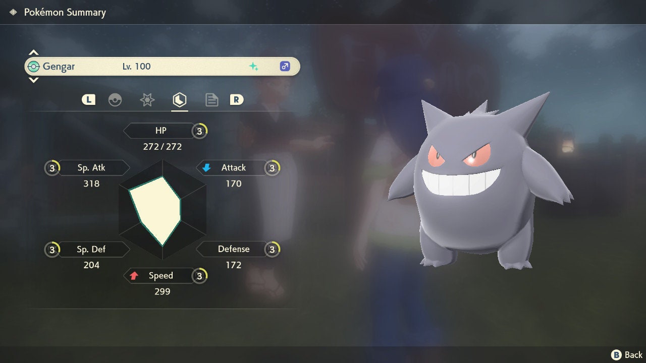 SHINY 6IV GENGAR EV Trained | Legends Arceus Pokémon | Battle Ready Competitive | Free Bonus Shiny |