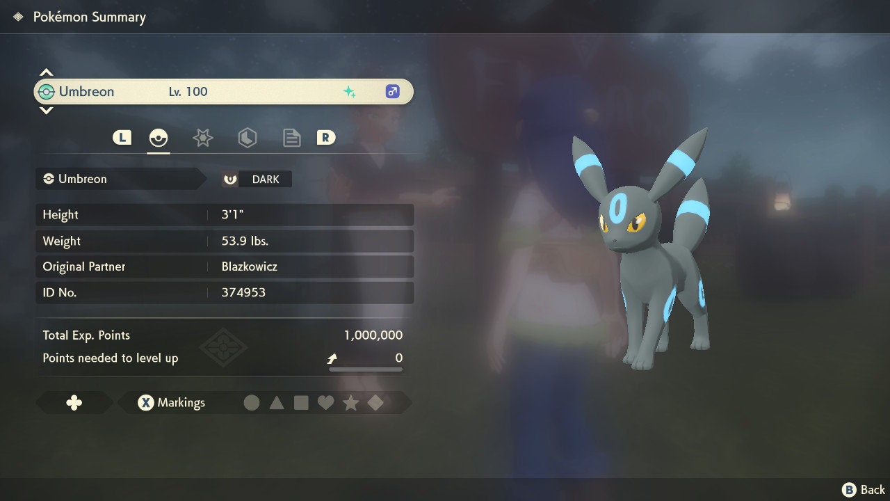 SHINY 6IV UMBREON EV Trained | Legends Arceus Pokémon | Battle Ready Competitive | Free Bonus Shiny |