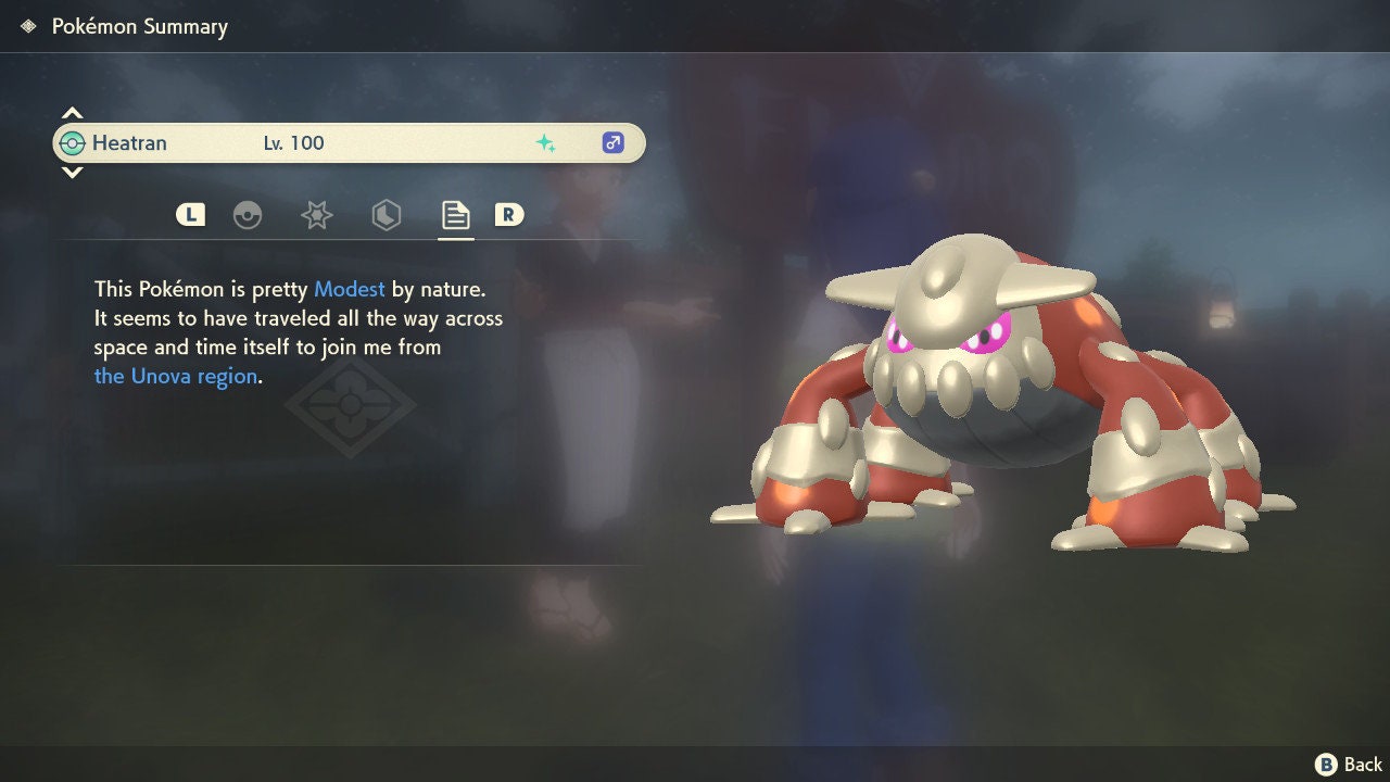 SHINY 6IV HEATRAN EV Trained | Legends Arceus Pokémon | Battle Ready Competitive | Free Bonus Shiny |