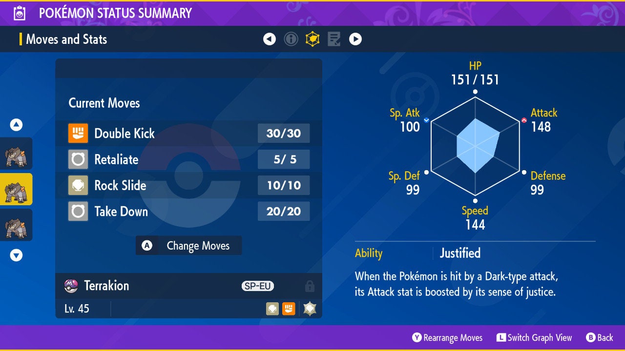 SHINY 6IV TERRAKION / Pokémon Scarlet and Violet / 6IV Pokemon / Shiny Pokemon / Competitive / Free Shiny / Fast Trade / Pokerus /