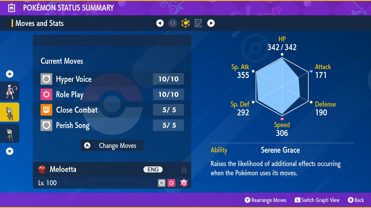 SHINY 6IV MELOETTA / Pokémon Scarlet and Violet / 6IV Pokemon / Shiny Pokemon / Competitive / Mythical Pokemon / Fast Trade / Pokerus /
