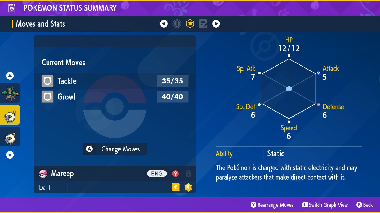 SHINY 6IV MAREEP EV Trained | Scarlet & Violet Pokémon | Battle Ready Competitive | Free Bonus Shiny |