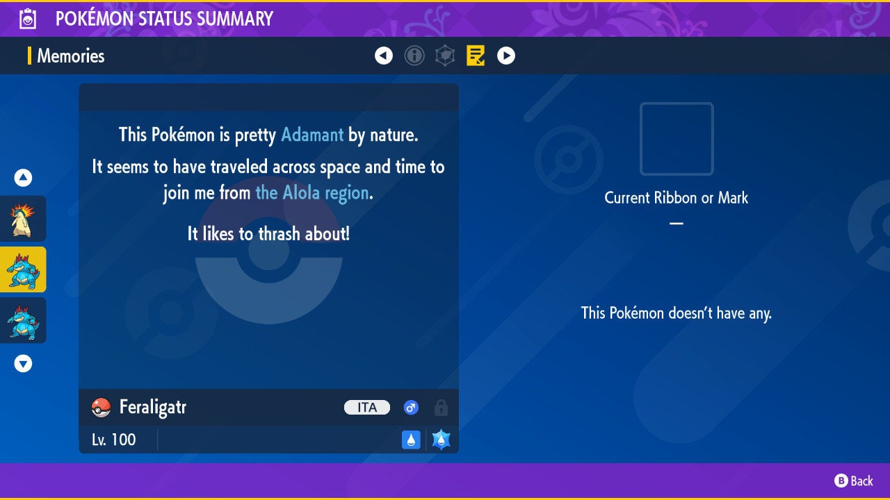 SHINY 6IV FERALIGATR / Pokémon Scarlet and Violet / 6IV Pokemon / Shiny Pokemon / Competitive / Free Shiny / Fast Trade / Pokerus /