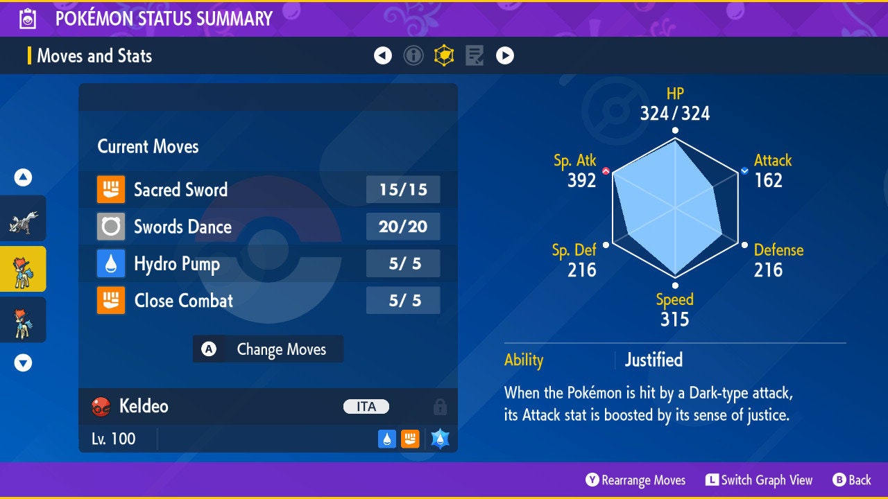 SHINY 6IV KELDEO / Pokémon Scarlet and Violet / 6IV Pokemon / Shiny Pokemon / Competitive / Mythical Pokemon / Fast Trade / Pokerus /