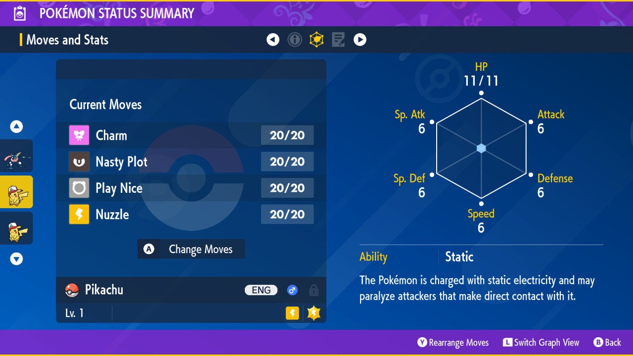 ASH PIKACHU EVENT Original Cap 6IV / Pokémon Scarlet and Violet / 6IV Pokemon / Event Pokemon / Competitive Battle Ready + EVs / Free Shiny