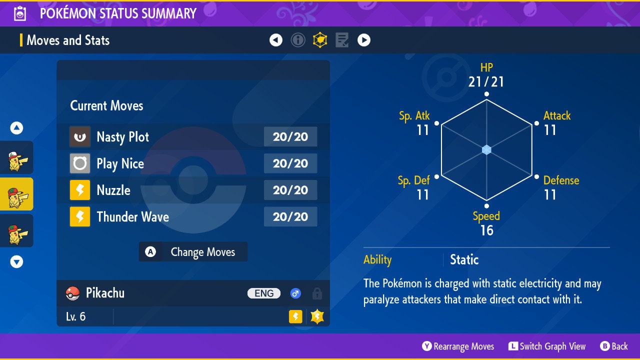 ASH PIKACHU EVENT Hoenn Cap 6IV / Pokémon Scarlet and Violet / 6IV Pokemon / Event Pokemon / Competitive Battle Ready + EVs / Free Shiny