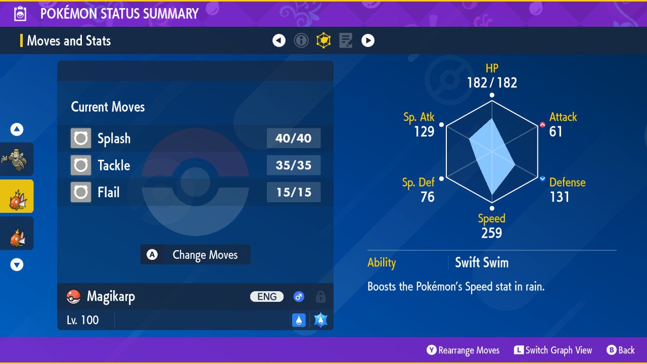 SHINY 6IV MAGIKARP EV Trained | Scarlet & Violet Pokémon | Battle Ready Competitive | Free Bonus Shiny |