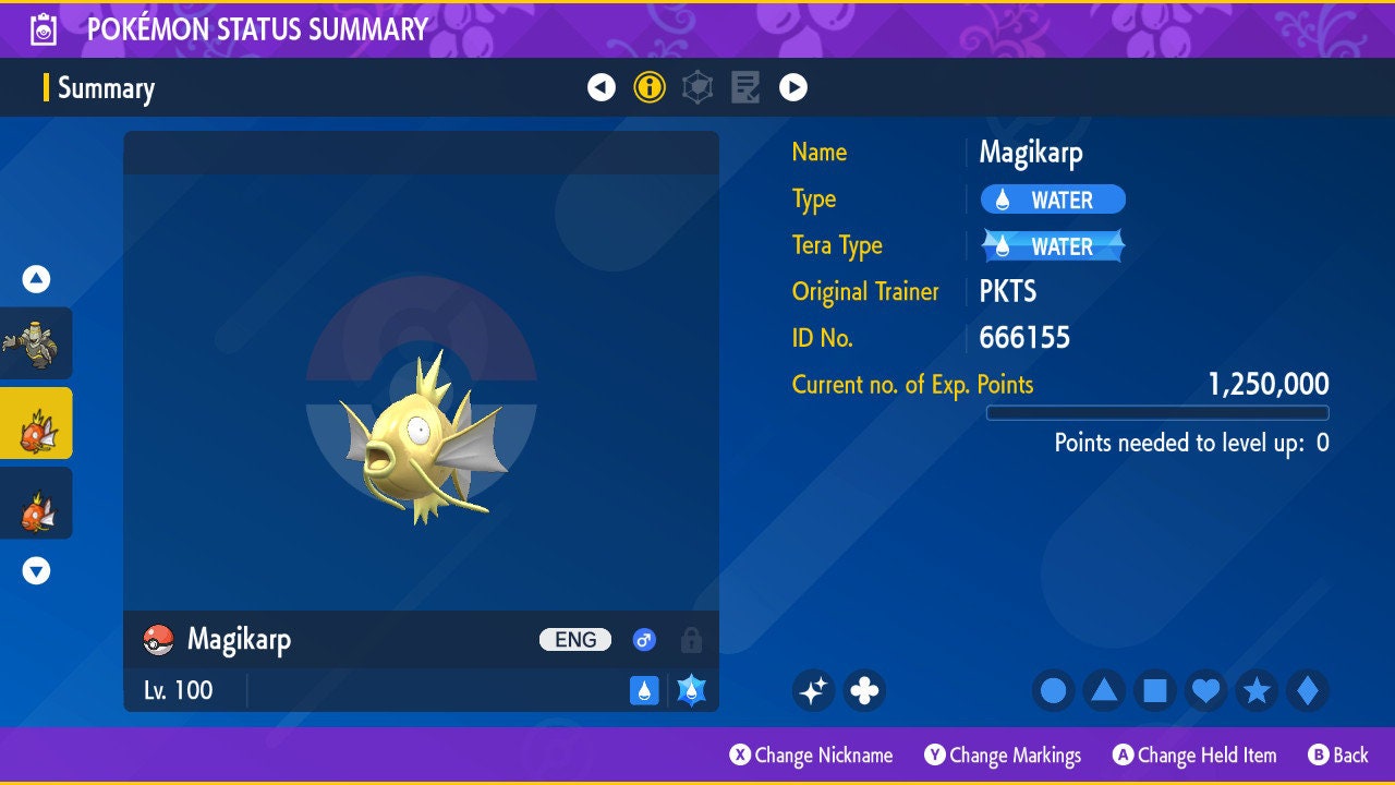SHINY 6IV MAGIKARP EV Trained | Scarlet & Violet Pokémon | Battle Ready Competitive | Free Bonus Shiny |