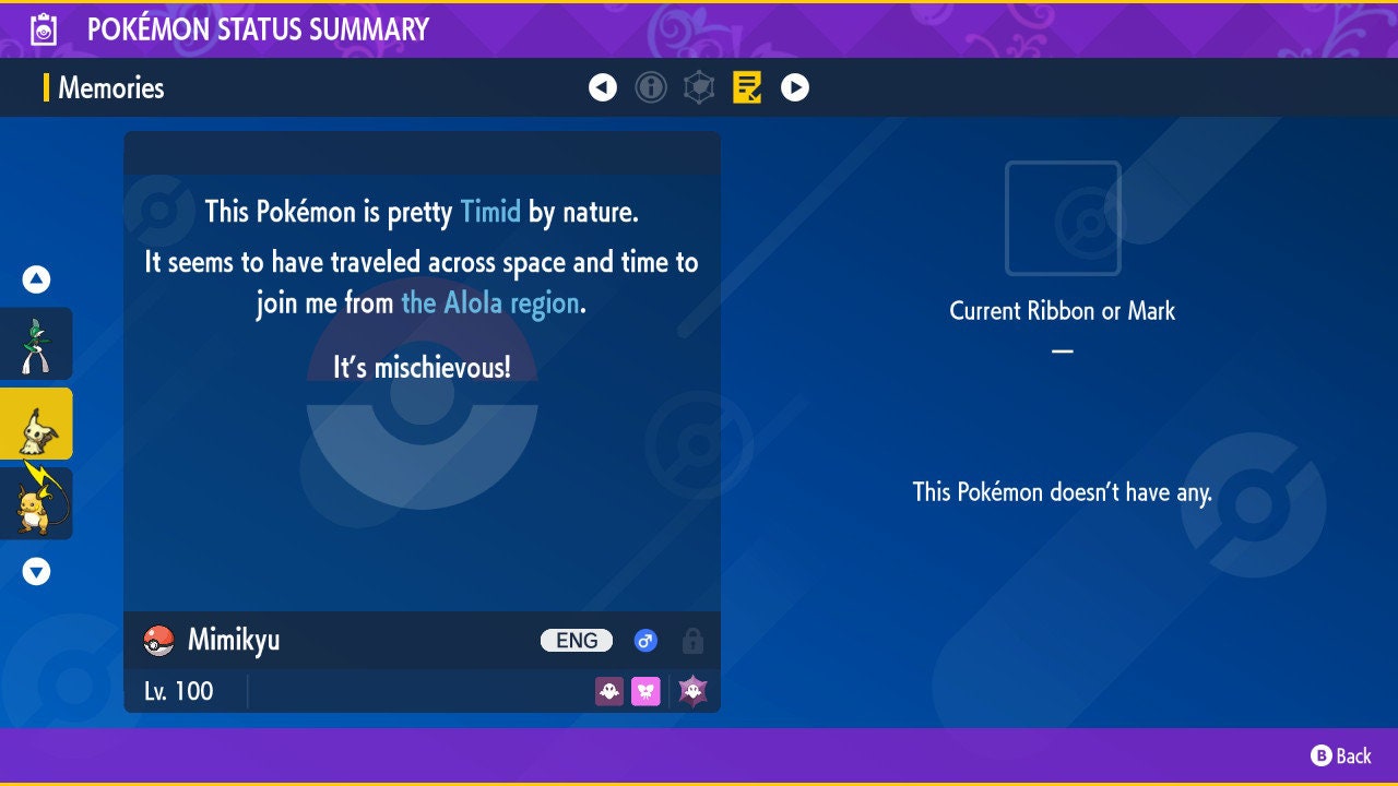 SHINY 6IV MIMIKYU EV Trained | Scarlet & Violet Pokémon | Battle Ready Competitive | Free Bonus Shiny |
