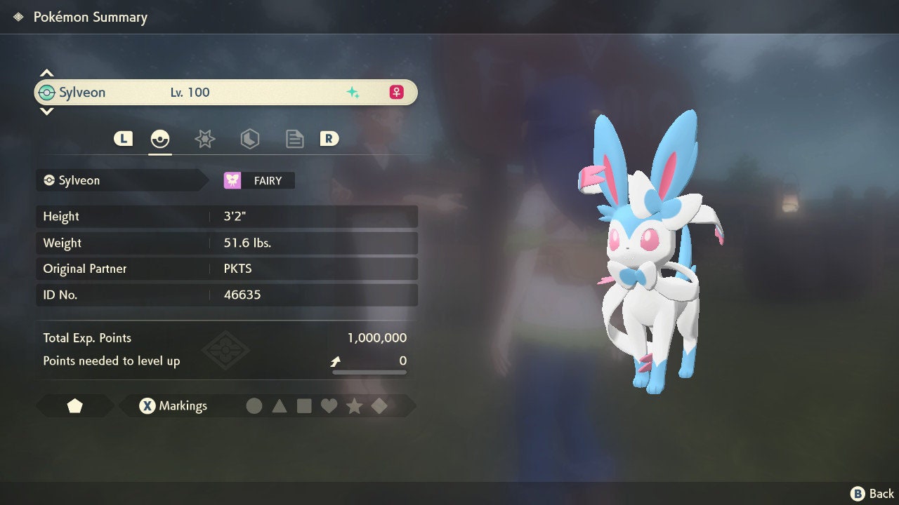 SHINY 6IV SYLVEON EV Trained | Legends Arceus Pokémon | Battle Ready Competitive | Free Bonus Shiny |
