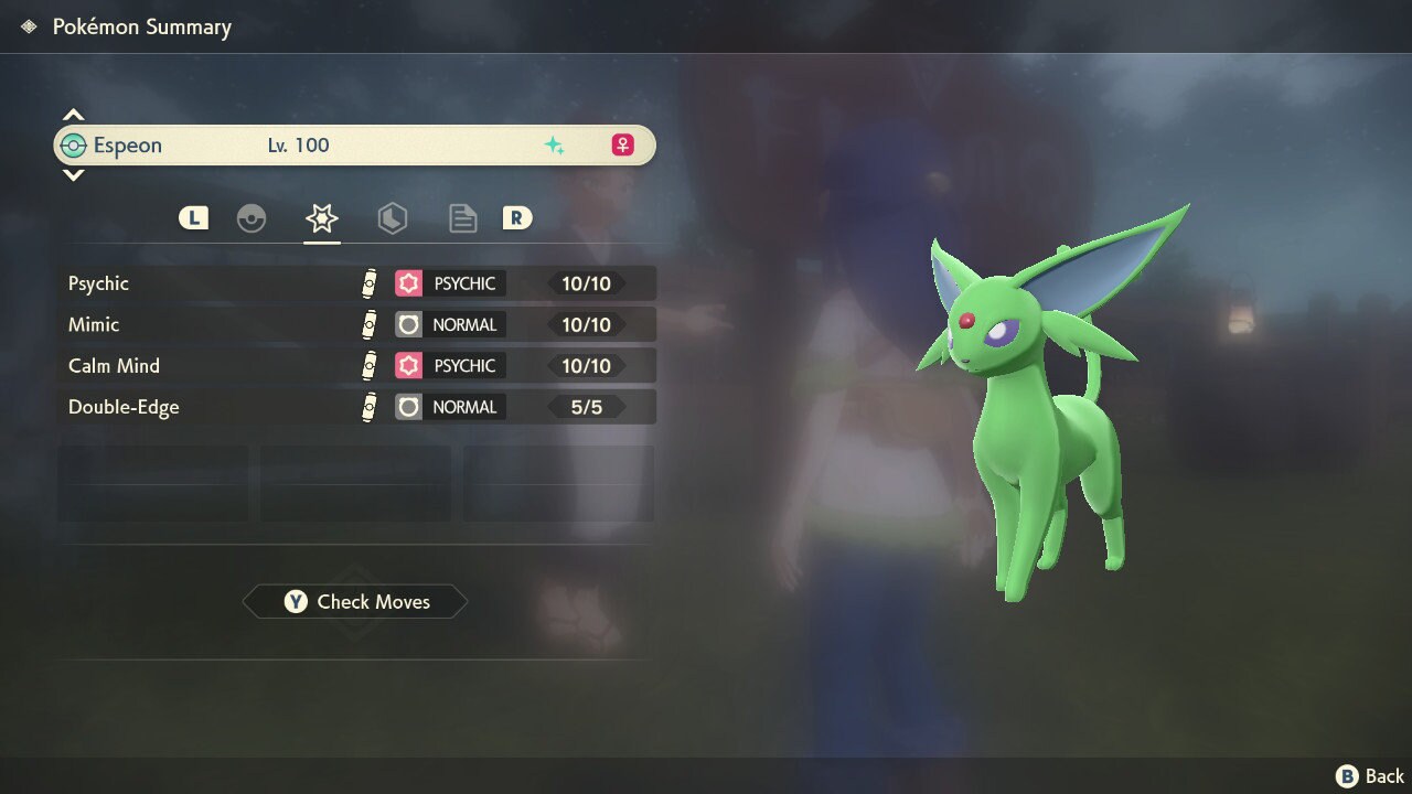 SHINY 6IV ESPEON EV Trained | Legends Arceus Pokémon | Battle Ready Competitive | Free Bonus Shiny |