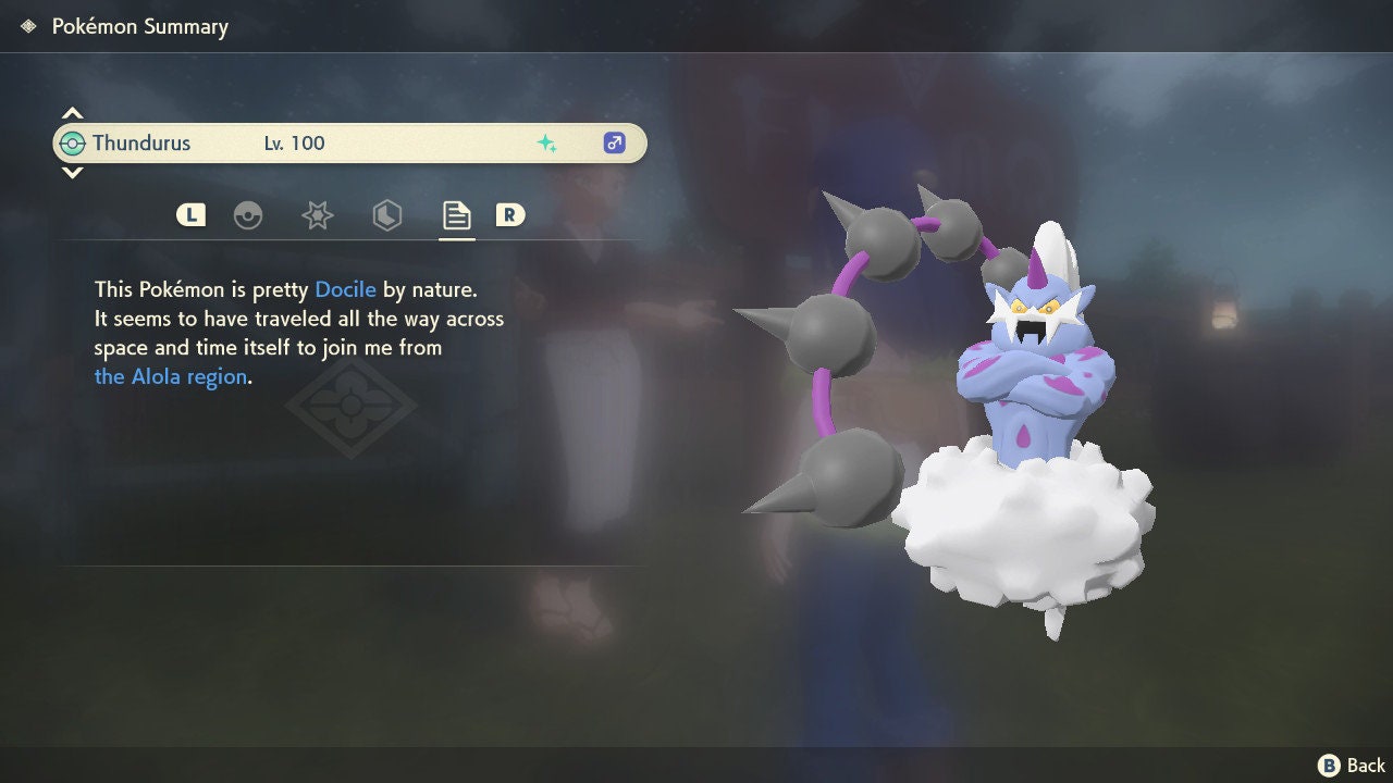 SHINY 6IV THUNDURUS EV Trained | Legends Arceus Pokémon | Battle Ready Competitive | Free Bonus Shiny |