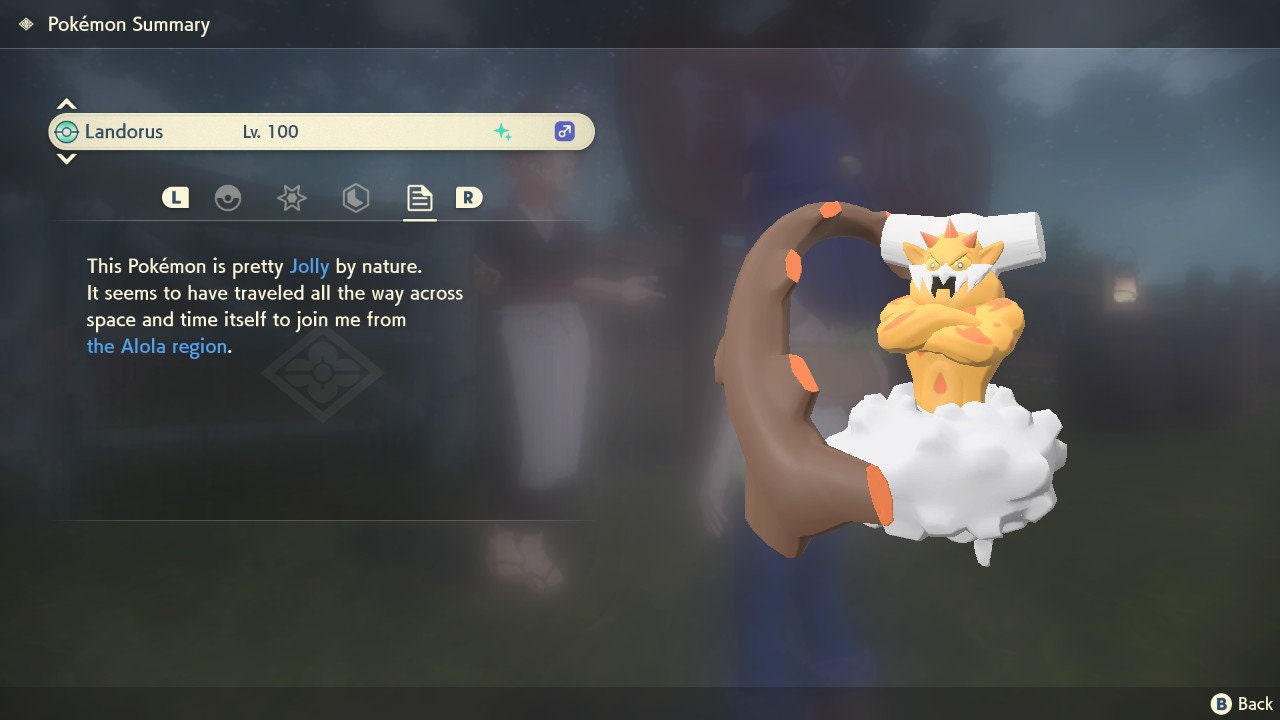 SHINY 6IV LANDORUS EV Trained | Legends Arceus Pokémon | Battle Ready Competitive | Free Bonus Shiny |