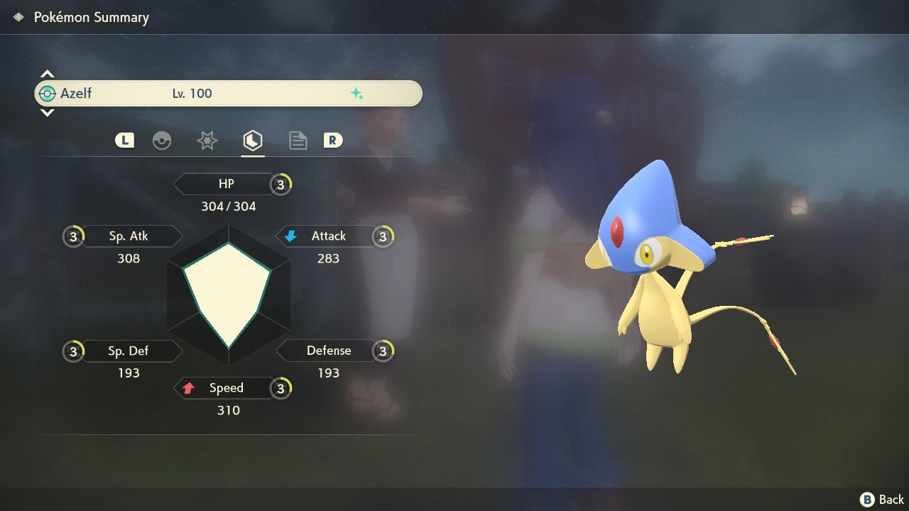 SHINY 6IV AZELF EV Trained | Legends Arceus Pokémon | Battle Ready Competitive | Free Bonus Shiny |