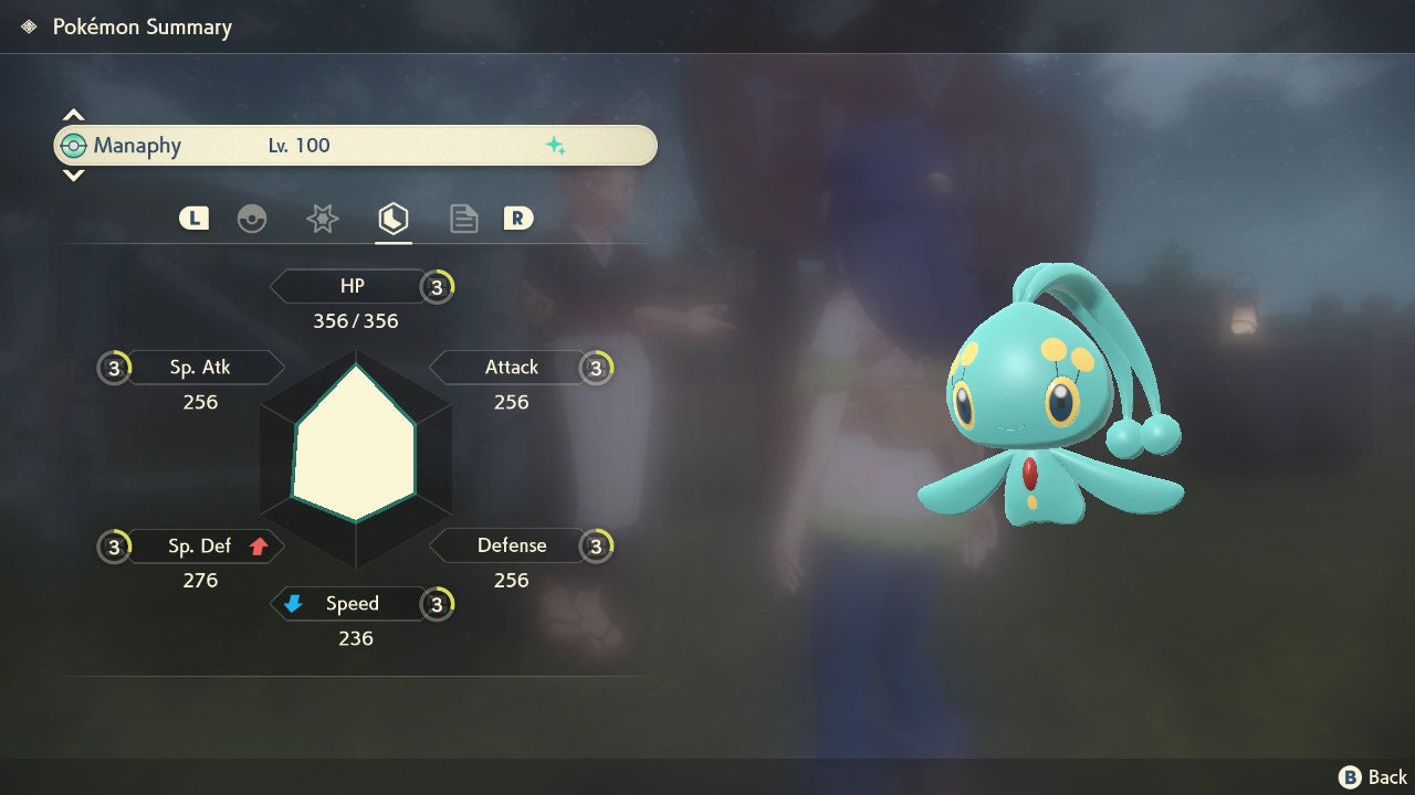 SHINY 6IV MANAPHY EV Trained | Legends Arceus Pokémon | Battle Ready Competitive | Free Bonus Shiny |