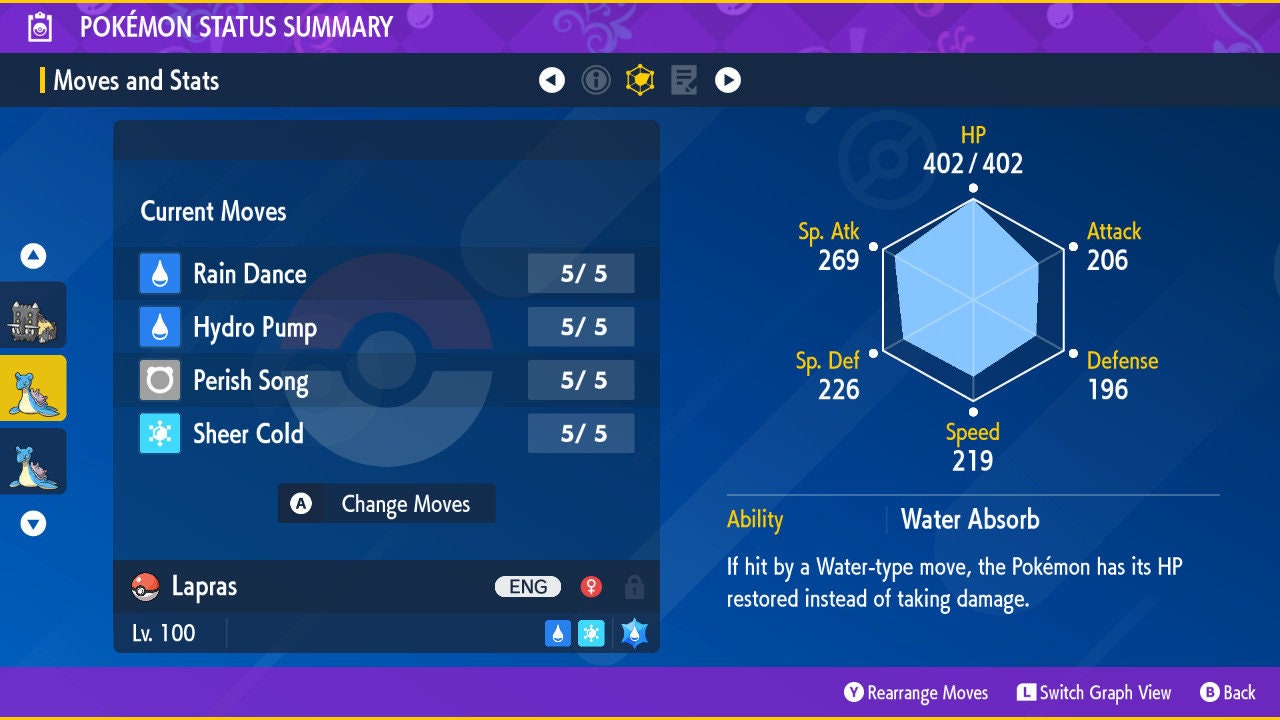 SHINY 6IV LAPRAS / Pokémon Scarlet and Violet / 6IV Pokemon / Shiny Pokemon / Competitive / Free Shiny / Fast Trade / Pokerus /