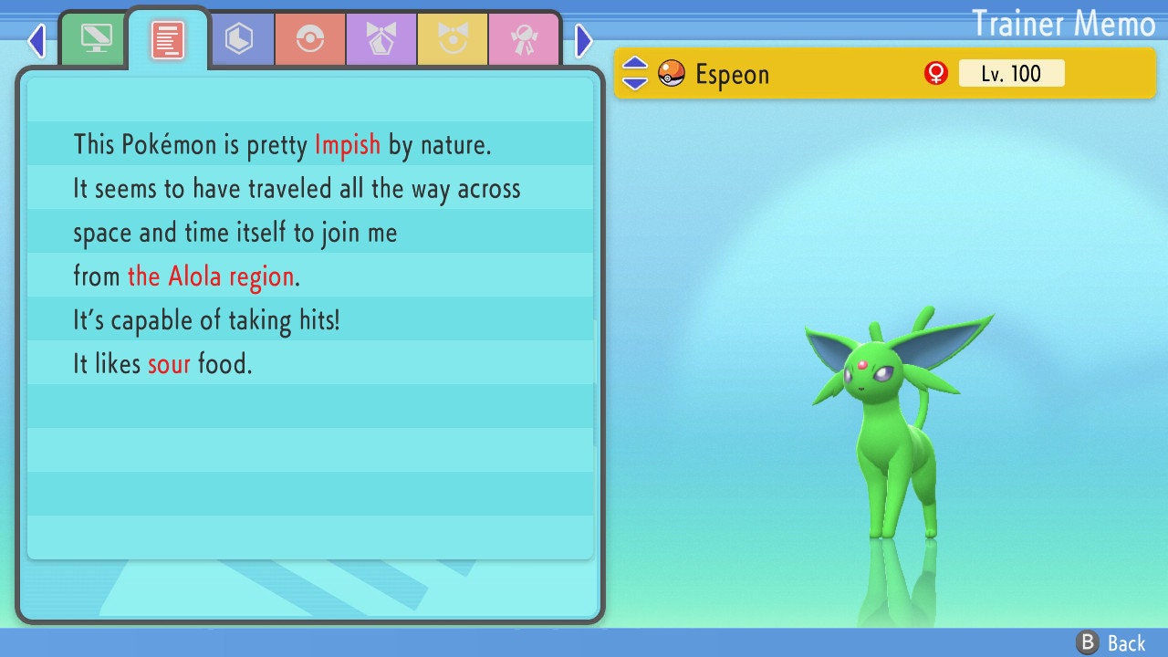 SHINY 6IV ESPEON / Pokémon Brilliant Diamond and Shining Pearl / 6IV Pokemon / Shiny Pokemon / Competitive Battle Ready + EVs / Free Shiny