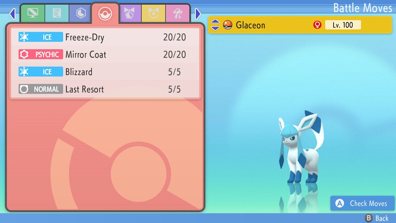 SHINY 6IV GLACEON / Pokémon Brilliant Diamond and Shining Pearl / 6IV Pokemon / Shiny Pokemon / Competitive Battle Ready + EVs / Free Shiny
