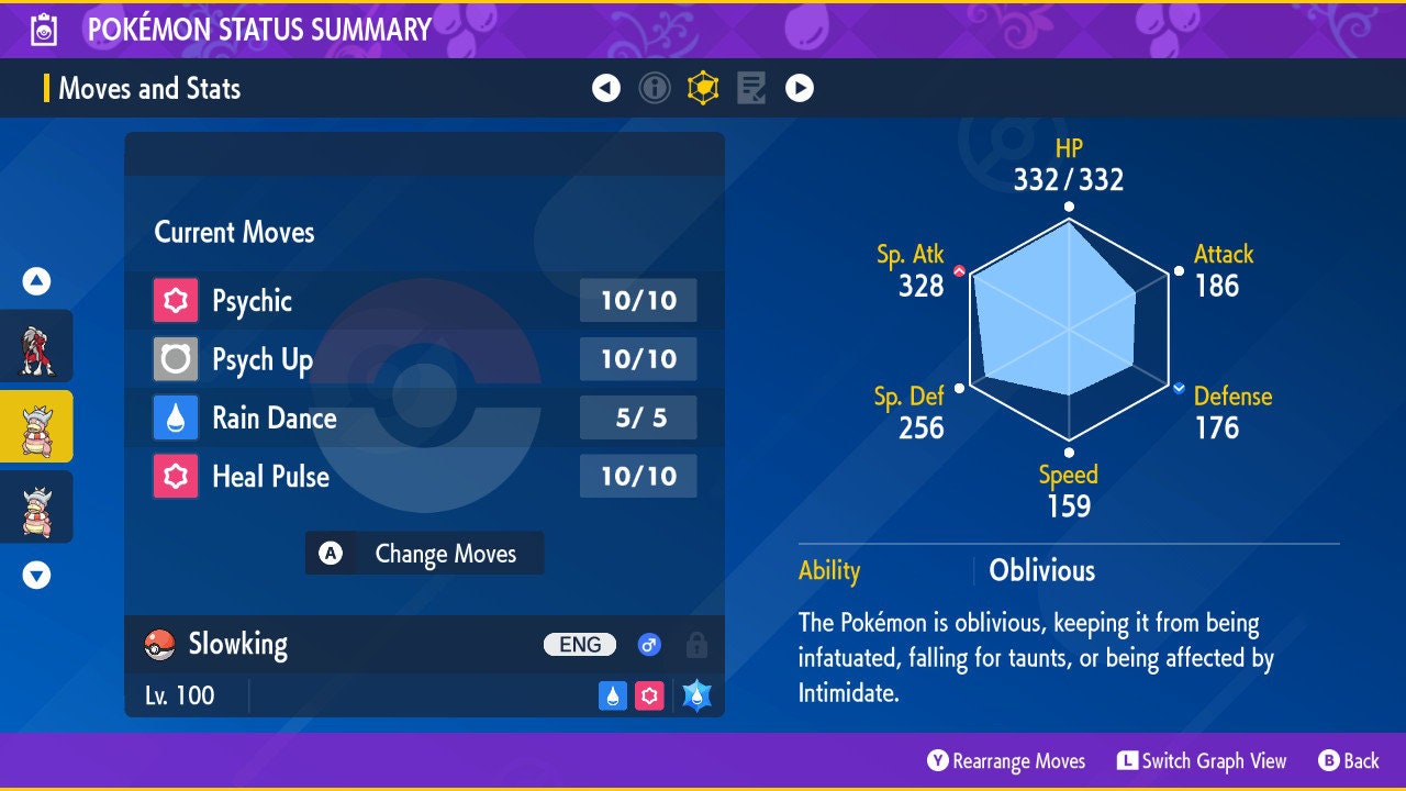 SHINY 6IV SLOWKING EV Trained | Scarlet & Violet Pokémon | Battle Ready Competitive | Free Bonus Shiny |