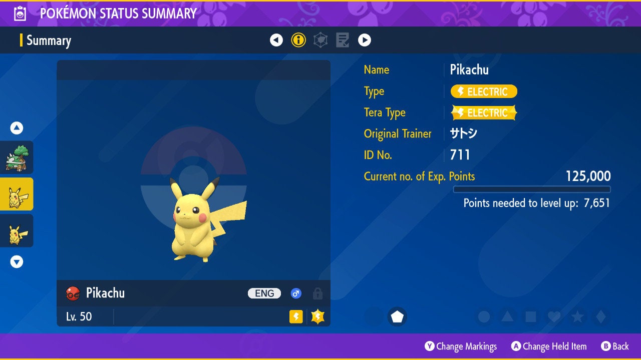 ASH PIKACHU EVENT 6IV / Pokémon Scarlet and Violet / 6IV Pokemon / Event Pokemon / Competitive Battle Ready + EVs / Free Shiny Rare Pokemon