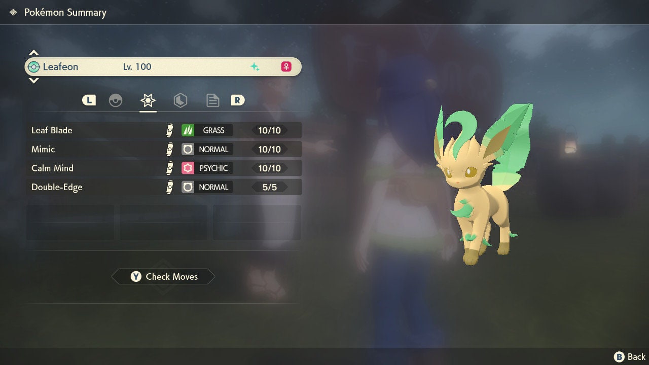 SHINY 6IV LEAFEON EV Trained | Legends Arceus Pokémon | Battle Ready Competitive | Free Bonus Shiny |