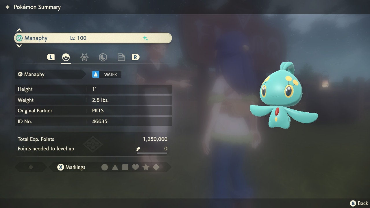 SHINY 6IV MANAPHY EV Trained | Legends Arceus Pokémon | Battle Ready Competitive | Free Bonus Shiny |