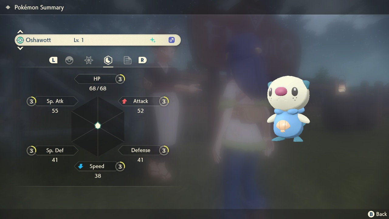 SHINY 6IV OSHAWOTT EV Trained | Legends Arceus Pokémon | Battle Ready Competitive | Free Bonus Shiny |