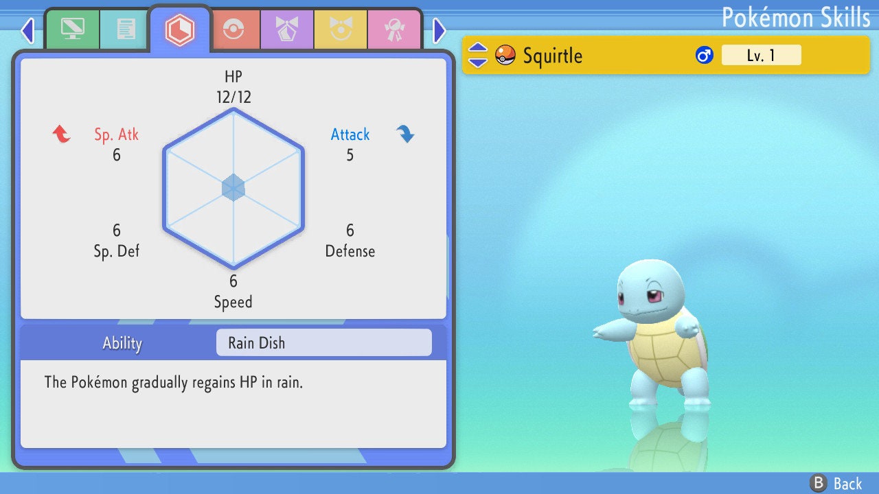 SHINY 6IV SQUIRTLE / Pokémon Brilliant Diamond and Shining Pearl / 6IV Pokemon / Shiny Pokemon / Competitive Battle Ready EVs / Free Shiny