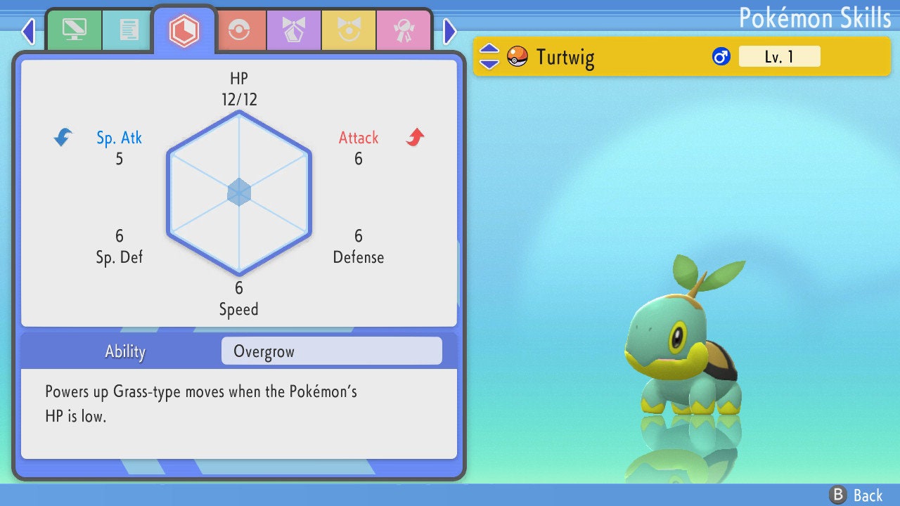 Shiny Turtwig 6IV EV Trained | BDSP Pokémon Brilliant Diamond Shining Pearl | Battle Ready Starter | Bonus Gift | 75% OFF Now