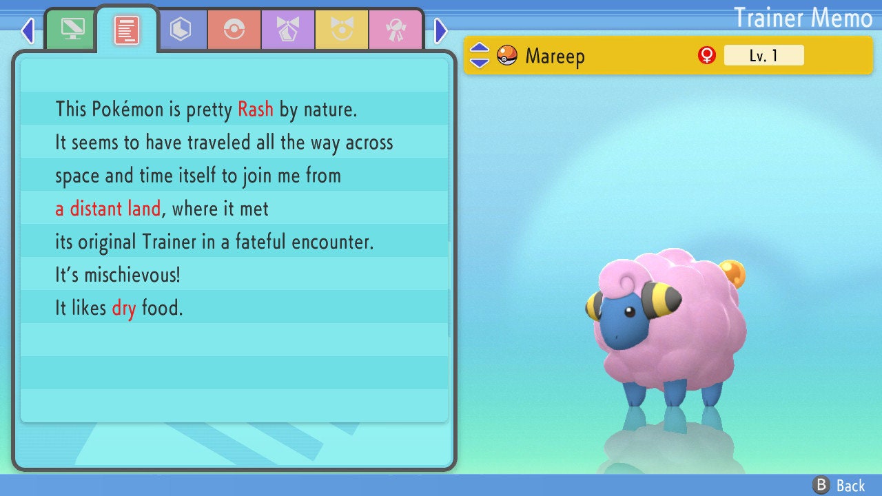 SHINY 6IV MAREEP / Pokémon Brilliant Diamond and Shining Pearl / 6IV Pokemon / Shiny Pokemon / Competitive Battle Ready EVs / Free Shiny