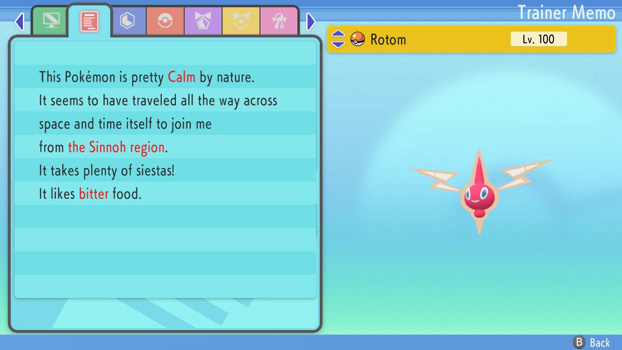 SHINY 6IV ROTOM / Pokémon Brilliant Diamond and Shining Pearl / 6IV Pokemon / Shiny Pokemon / Competitive Battle Ready EVs / Free Shiny
