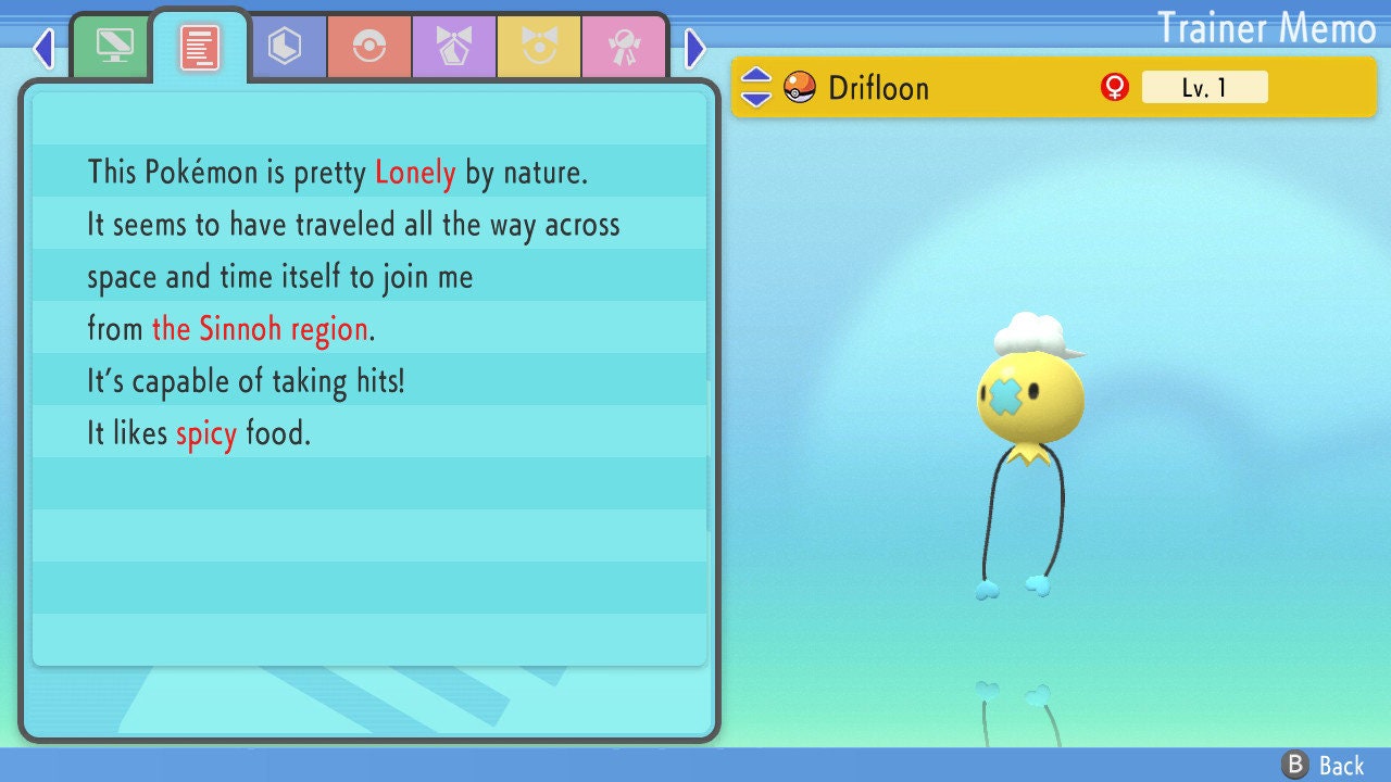 SHINY 6IV DRIFLOON / Pokémon Brilliant Diamond and Shining Pearl / 6IV Pokemon / Shiny Pokemon / Competitive Battle Ready EVs / Free Shiny