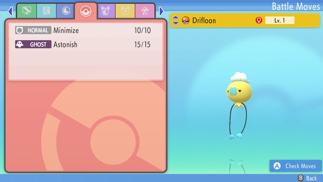 SHINY 6IV DRIFLOON / Pokémon Brilliant Diamond and Shining Pearl / 6IV Pokemon / Shiny Pokemon / Competitive Battle Ready EVs / Free Shiny