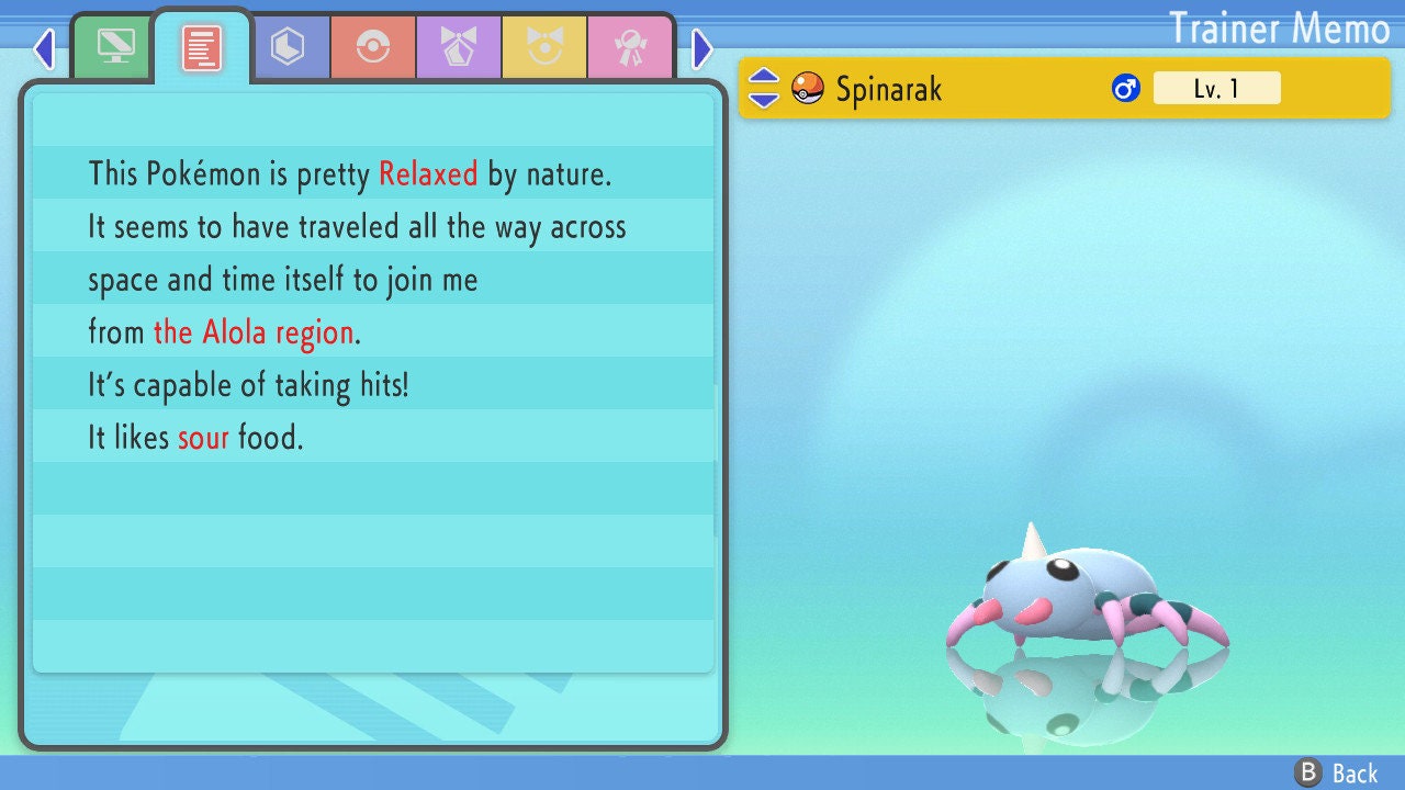 SHINY 6IV SPINARAK / Pokémon Brilliant Diamond and Shining Pearl / 6IV Pokemon / Shiny Pokemon / Competitive Battle Ready EVs / Free Shiny