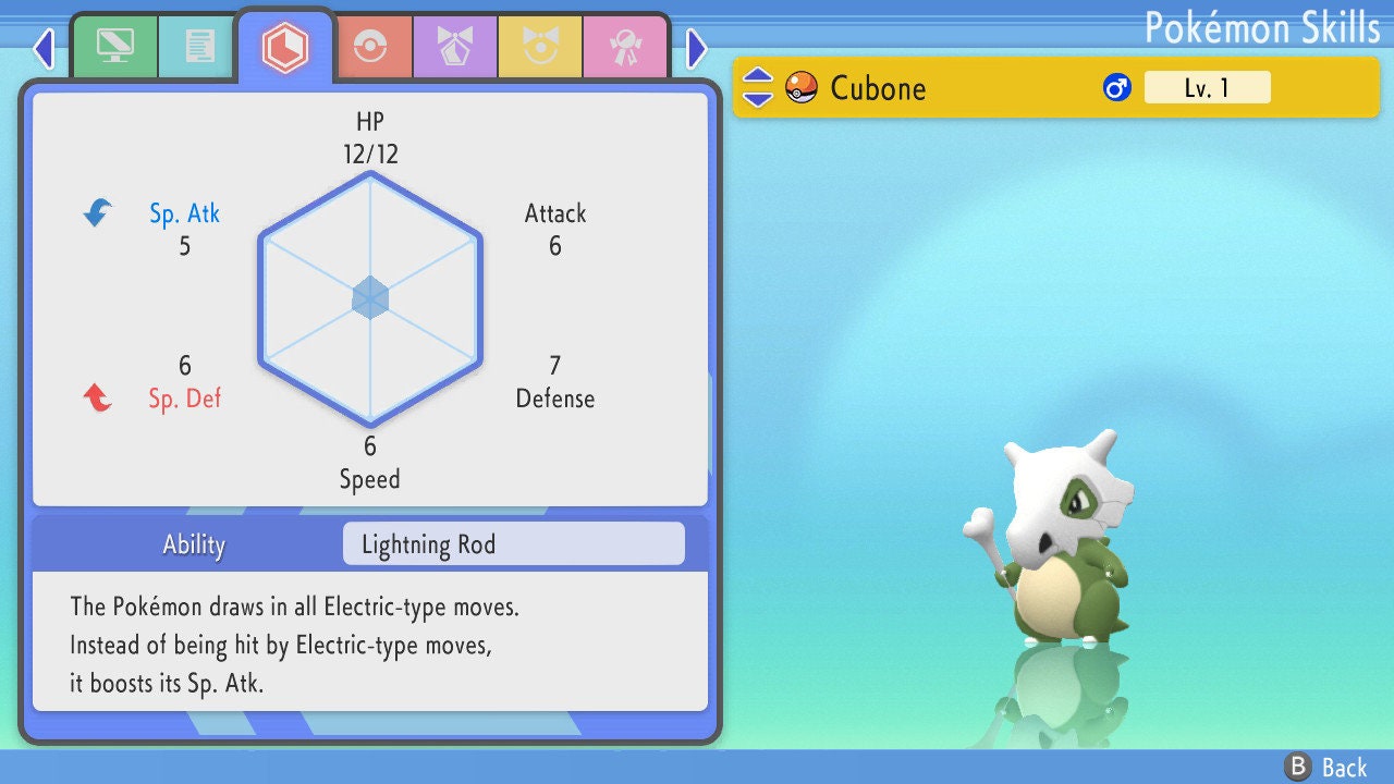 SHINY 6IV CUBONE / Pokémon Brilliant Diamond and Shining Pearl / 6IV Pokemon / Shiny Pokemon / Competitive Battle Ready EVs / Free Shiny
